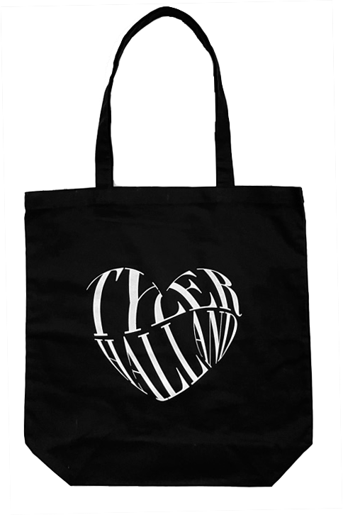 000 HEART LOGO MARKET TOTE BAG